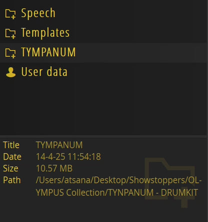 TYMPANUM Drumkit